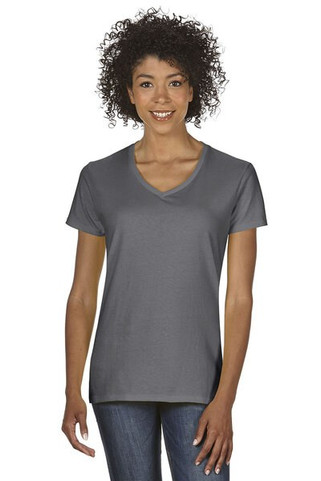 Gildan 5V00L - Gildan Womens Heavy Cotton V-Neck Tee with Tearaway Label