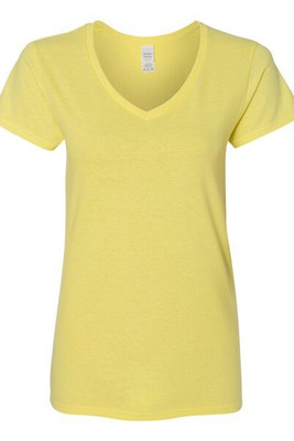 Gildan 5V00L - Gildan Women's Heavy Cotton V-Neck Tee with Tearaway Label