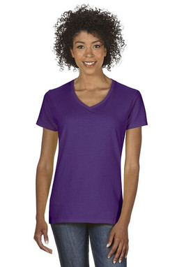 Gildan 5V00L - Camiseta de Algodón Pesado con Cuello en V para Mujer