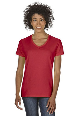 Gildan 5V00L - Gildan Women's Heavy Cotton V-Neck Tee with Tearaway Label