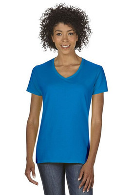 Gildan 5V00L - Gildan Women's Heavy Cotton V-Neck Tee with Tearaway Label