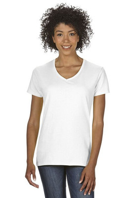 Gildan 5V00L - Gildan Women's Heavy Cotton V-Neck Tee with Tearaway Label