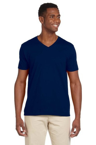 Gildan 64V00 - Gildan Softstyle V-Neck Cotton T-Shirt for Men
