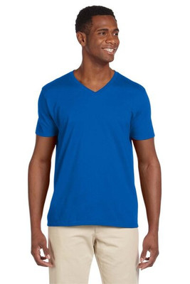 Gildan 64V00 - Gildan Softstyle V-Neck Cotton T-Shirt for Men