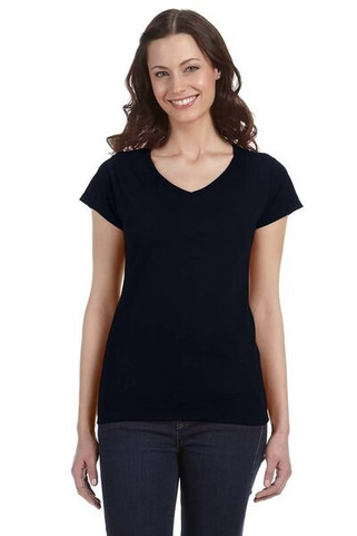 Gildan 64V00L - Ladies Softstyle V-Neck Cotton T-Shirt by Gildan
