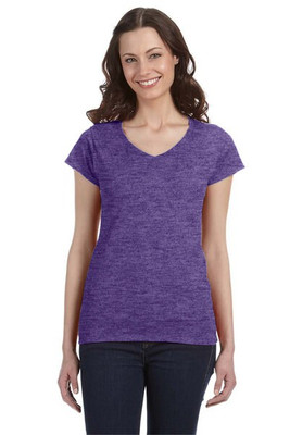 Gildan 64V00L - Ladies' Softstyle V-Neck Cotton T-Shirt by Gildan