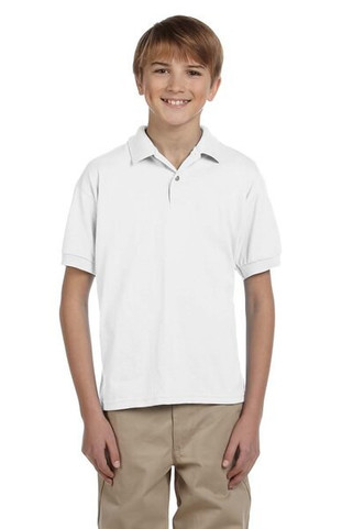 Gildan 8800B - Youth DryBlend Moisture-Wicking Polo Shirt by Gildan