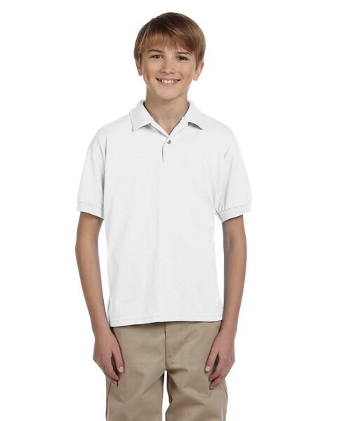 Gildan 8800B - Youth DryBlend Moisture-Wicking Polo Shirt by Gildan