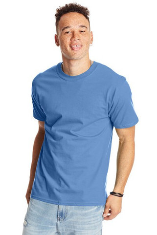 Hanes 5180 - Camiseta Resistente de Algodón Hanes
