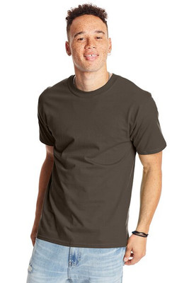 Hanes 5180 - Camiseta Resistente de Algodón Hanes