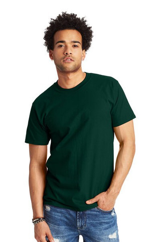 Hanes 5180 - Camiseta Resistente de Algodón Hanes