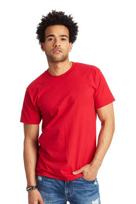 Hanes 5180 - Camiseta Resistente de Algodón Hanes