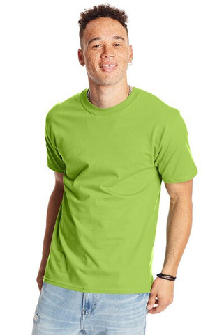 Hanes 5180 - Camiseta Resistente de Algodón Hanes