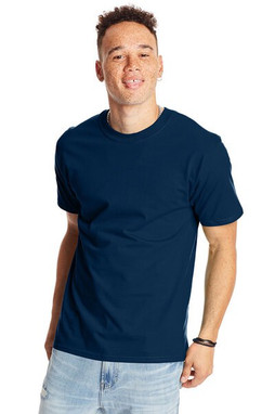 Hanes 5180 - Camiseta Resistente de Algodón Hanes