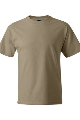 Hanes 5180 - Camiseta Resistente de Algodón Hanes