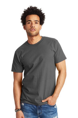 Hanes 5180 - Camiseta Resistente de Algodón Hanes