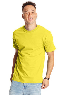 Hanes 5180 - Camiseta Resistente de Algodón Hanes