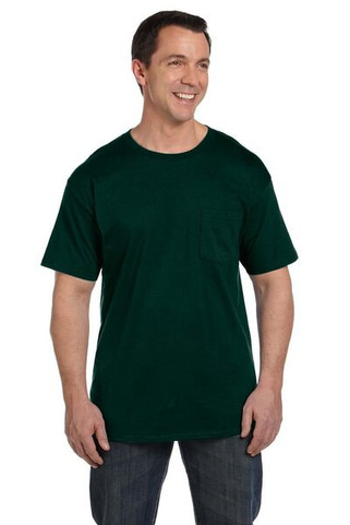 Hanes 5190 - Beefy-T® with a Pocket