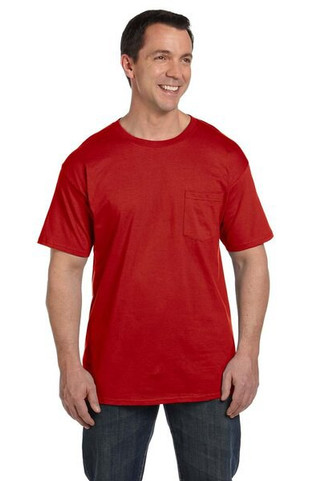 Hanes 5190 - Beefy-T® with a Pocket