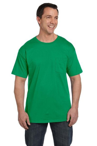 Hanes 5190 - Beefy-T® with a Pocket