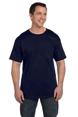Hanes 5190 - Beefy-T® with a Pocket
