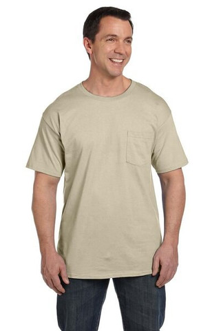 Hanes 5190 - Beefy-T® with a Pocket