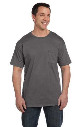 Hanes 5190 - Beefy-T® with a Pocket