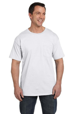Hanes 5190 - Beefy-T® with a Pocket