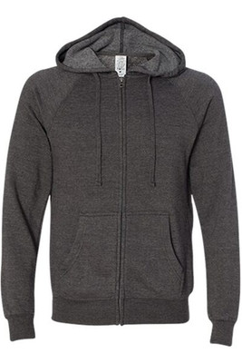 Independent Trading Co. PRM33SBZ - Unisex Special Blend Raglan Hooded Full-Zip Sweatshirt