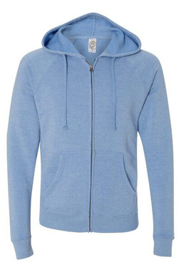 Independent Trading Co. PRM33SBZ - Unisex Special Blend Raglan Hooded Full-Zip Sweatshirt