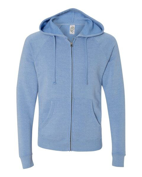 Independent Trading Co. PRM33SBZ - Unisex Special Blend Raglan Hooded Full-Zip Sweatshirt