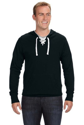 J. America 8231 - Sport Lace Jersey Hooded Pullover T-Shirt