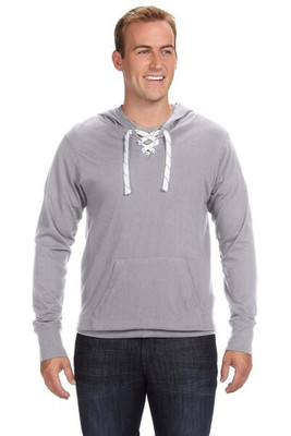 J. America 8231 - Sport Lace Jersey Hooded Pullover T-Shirt