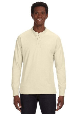 J. America 8244 - Vintage Brushed Jersey Henley