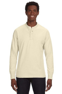 J. America 8244 - Vintage Brushed Jersey Henley