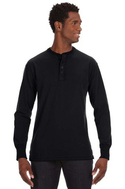 J. America 8244 - Vintage Brushed Jersey Henley