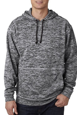 J. America 8613 - Cosmic Poly Hooded Pullover Sweatshirt