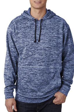 J. America 8613 - Cosmic Poly Hooded Pullover Sweatshirt