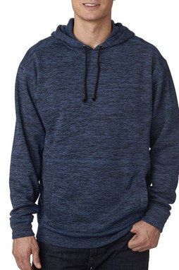 J. America 8613 - Cosmic Poly Hooded Pullover Sweatshirt