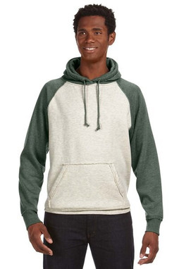 J. America 8885 - Vintage Heather Hooded Sweatshirt