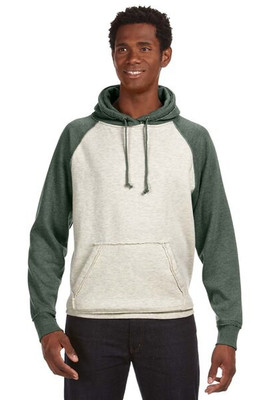 J. America 8885 - Vintage Heather Hooded Sweatshirt
