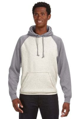 J. America 8885 - Vintage Heather Hooded Sweatshirt