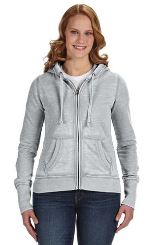 J. America 8913 - Ladies Zen Fleece Full-Zip Hooded Sweatshirt