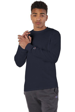 Champion CC8C - T-Shirt à manches longues sans étiquette