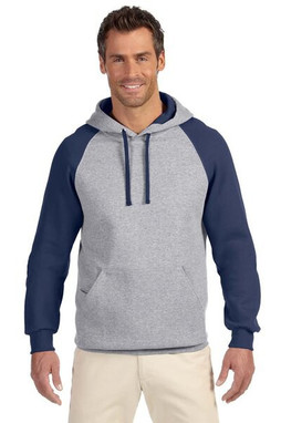 JERZEES 96CR - Nublend® Colorblocked Hooded Pullover Sweatshirt
