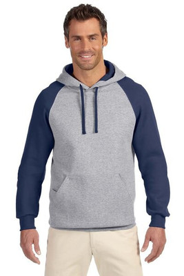 JERZEES 96CR - Nublend® Colorblocked Hooded Pullover Sweatshirt