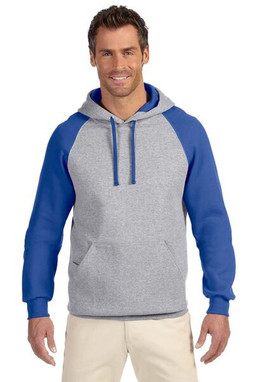 JERZEES 96CR - Nublend® Colorblocked Hooded Pullover Sweatshirt