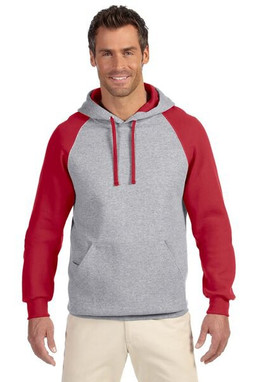 JERZEES 96CR - Nublend® Colorblocked Hooded Pullover Sweatshirt