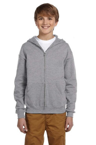 JERZEES 993BR - NuBlend® Youth Full-Zip Hooded Sweatshirt