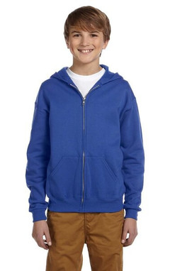 JERZEES 993BR - NuBlend® Youth Full-Zip Hooded Sweatshirt